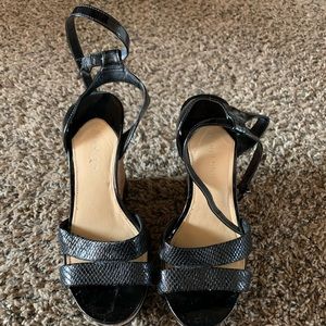 Gianni Bini wedges, worn, size 7